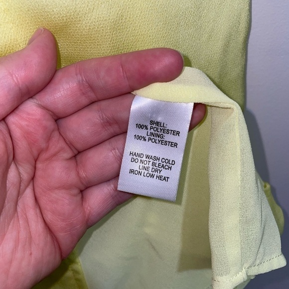 Lulus Perfect Polished Halter Dress in Yellow Sz. Small - Picture 15 of 17